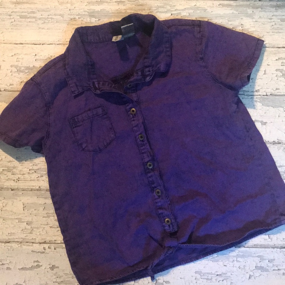 Girls Mia Chica tie waist top